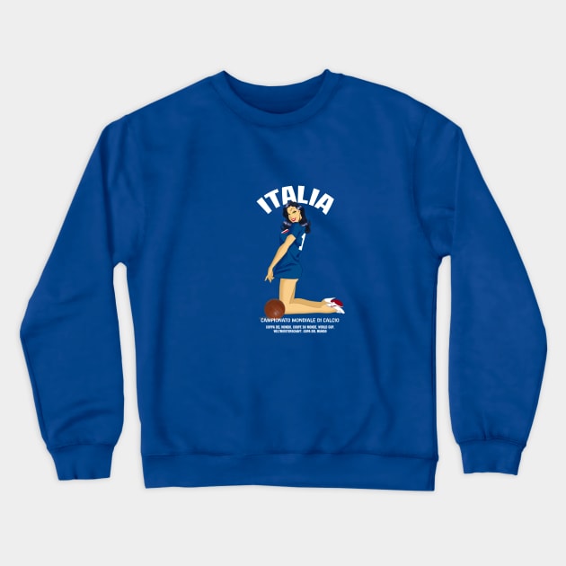 FORZA ITALIA Crewneck Sweatshirt by DESPOP